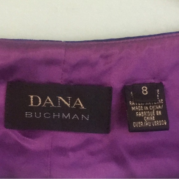 Vintage Y2K Dana Buchman Iridescent Velvet Crop Top Sz 8 - Picture 4 of 6
